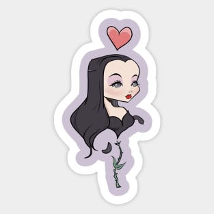 Miss Addams Sticker